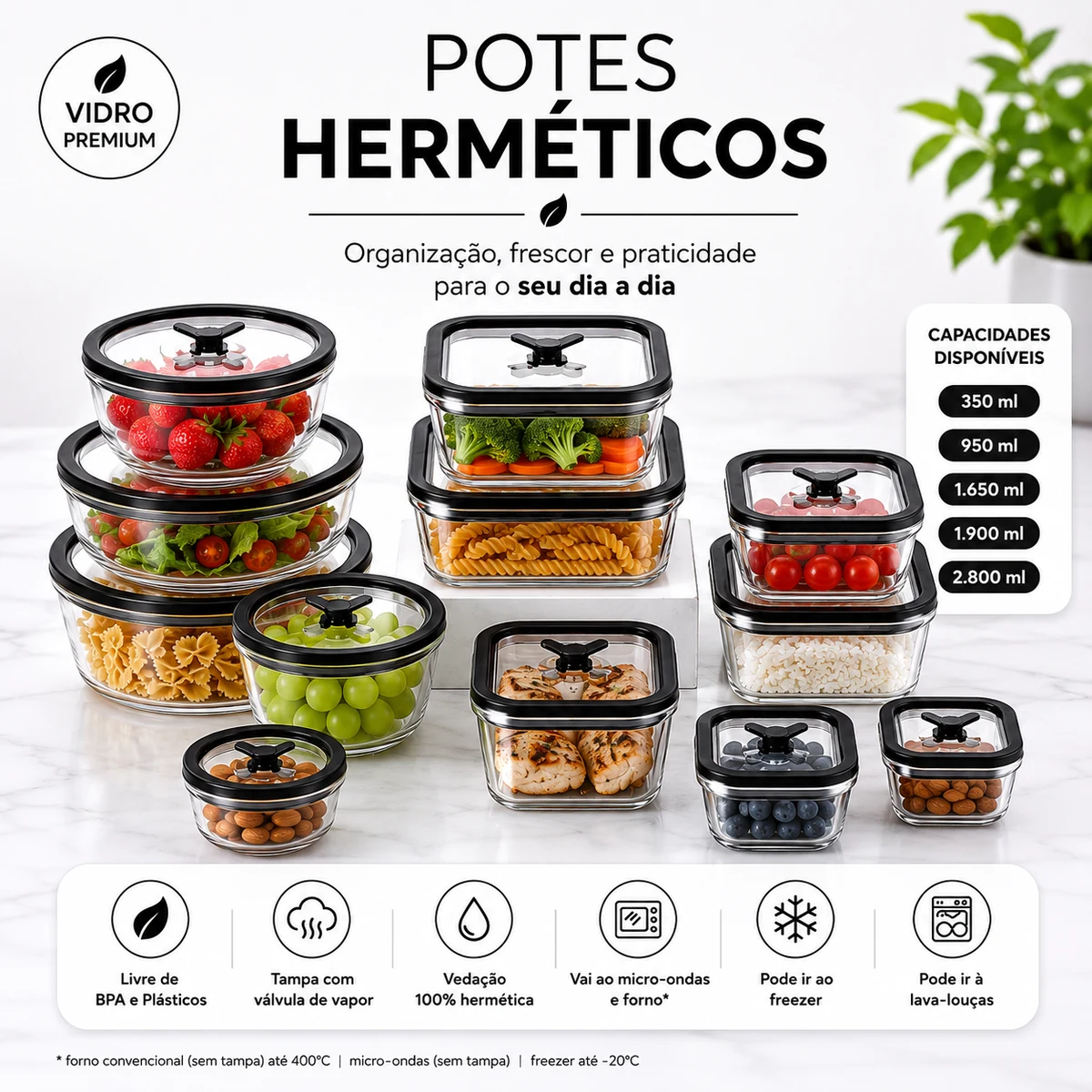 Kit Sereny potes herméticos